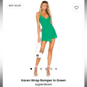 Superdown Karen Green Romper